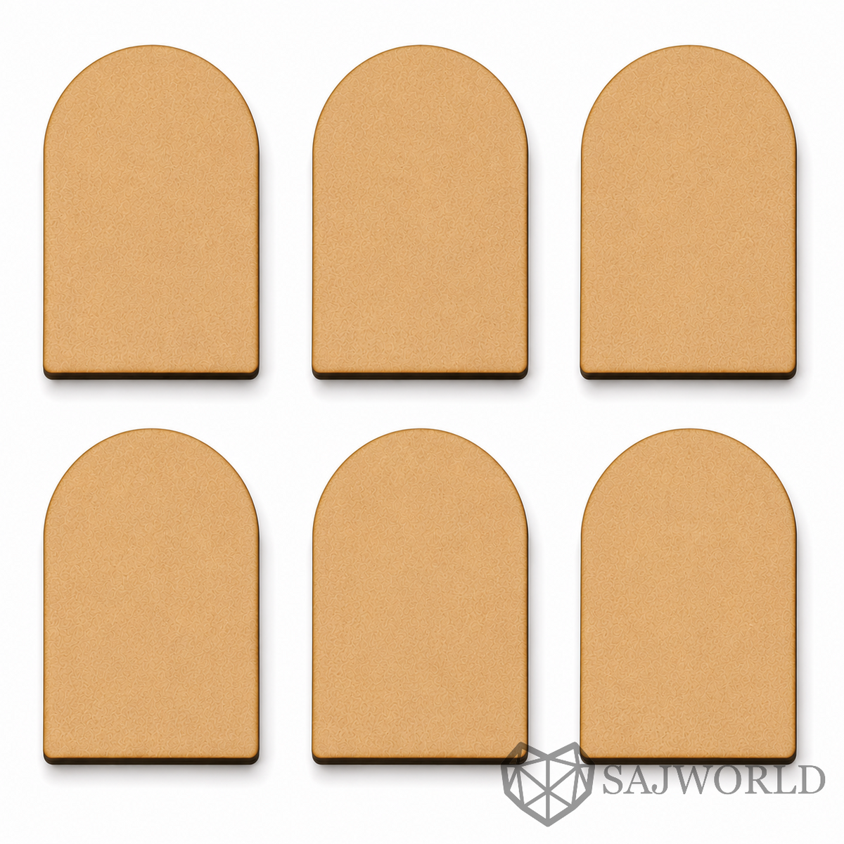 Arch MDF Wooden Cutout Base for DIY Painting, Resin Art, Wall Decor & Nameplates