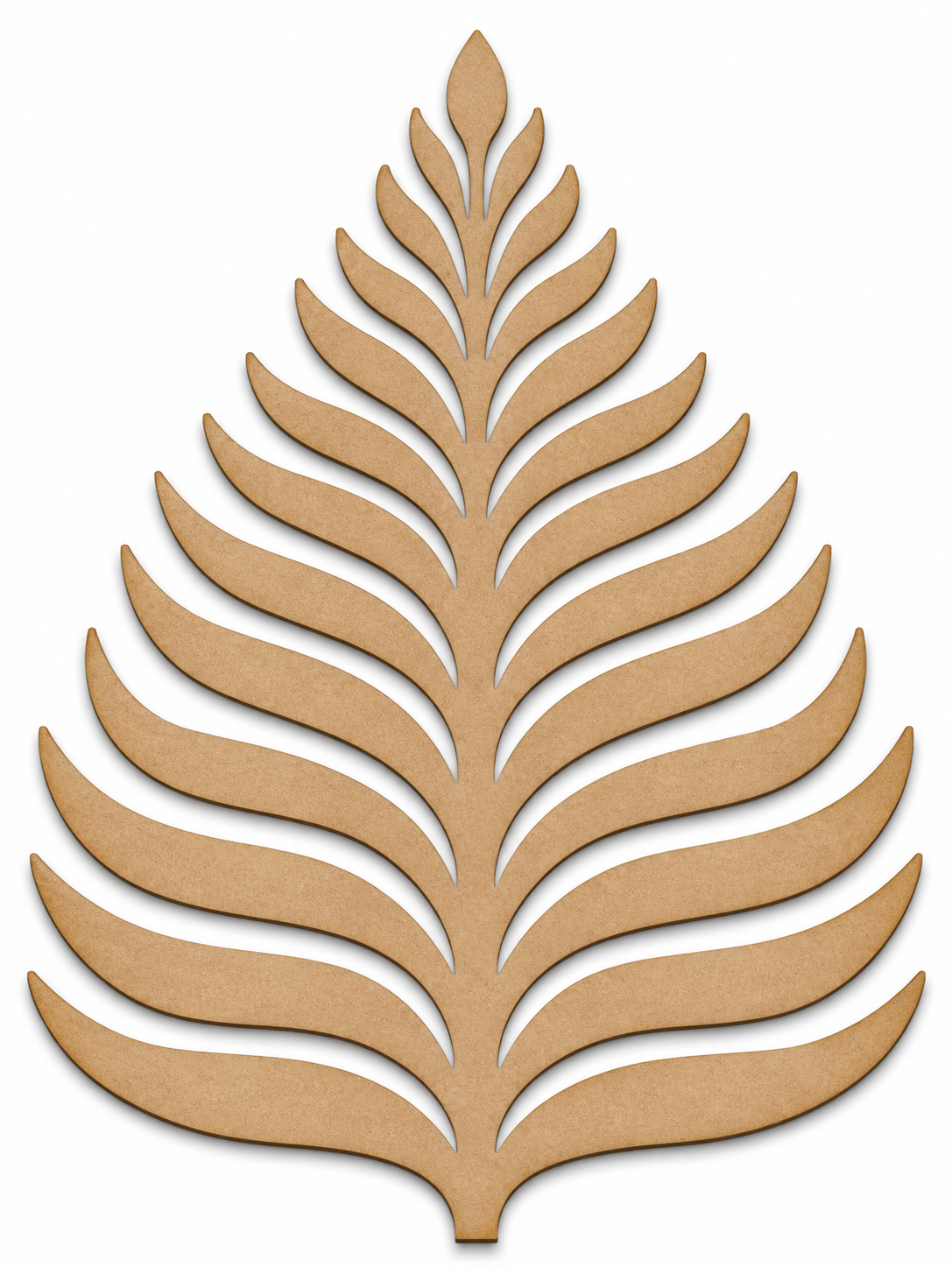 Tropical Leaf MDF Wooden Cutout | Laser Cut Botanical Leaf Shape for Painting, DIY Crafts & Home Decor