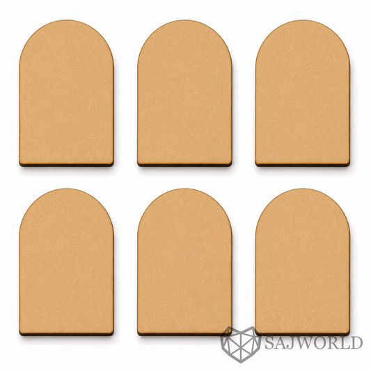 Arch MDF Wooden Cutout Base for DIY Painting, Resin Art, Wall Decor & Nameplates