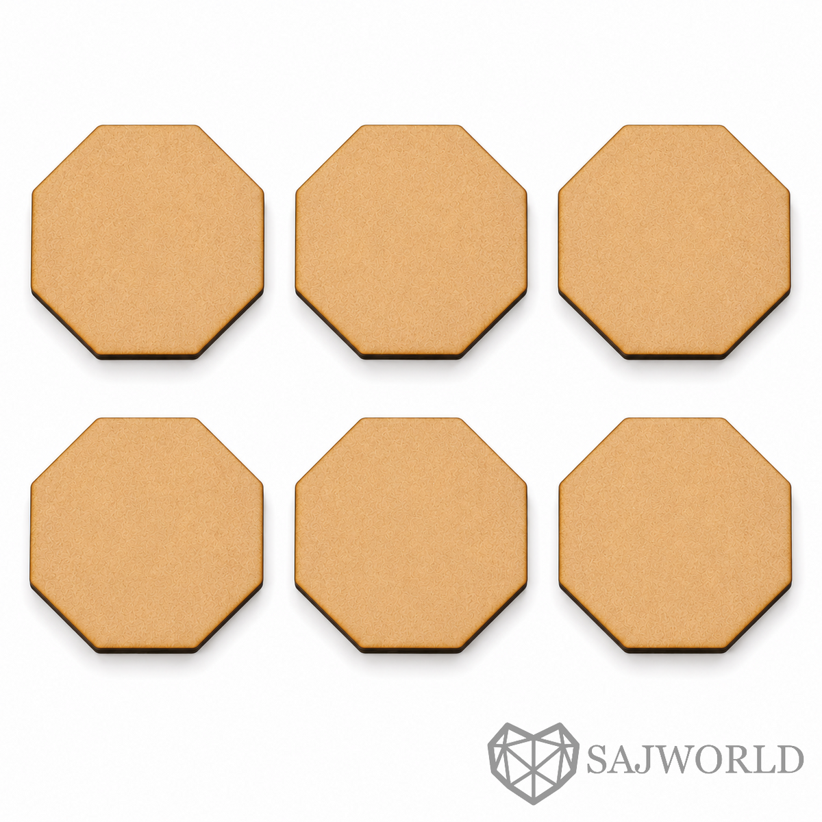 Octagon MDF Wooden Cutout Base for DIY Painting, Resin Art, DOT Mandala & Lippan Art