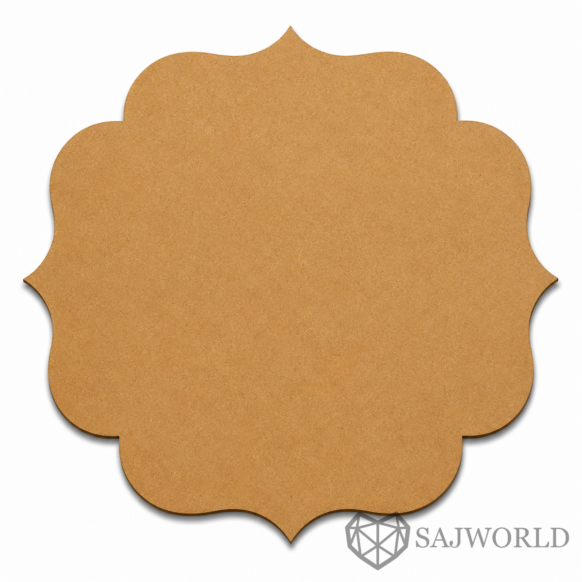 Decorative Square MDF Wooden Cutout Base for DIY Painting, Resin Art & Wall hanging
