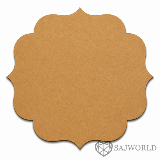 Decorative Square MDF Wooden Cutout Base for DIY Painting, Resin Art & Wall hanging
