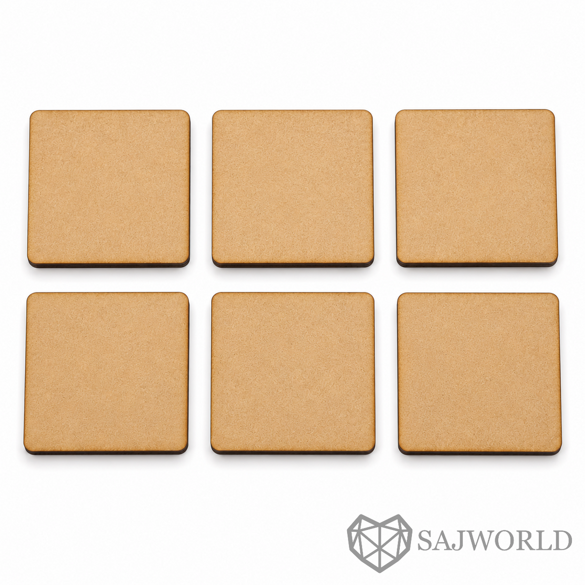 Square MDF Wooden Cutout Base for DIY Painting, Resin Art, DOT Mandala art & Lippan Art
