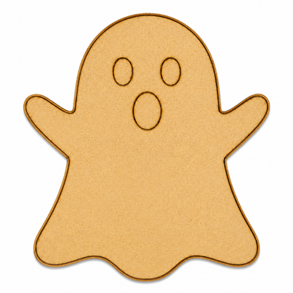 Ghost MDF Cutout Blank | Wooden Ghost Shape for DIY Crafts, Painting & Halloween Décor
