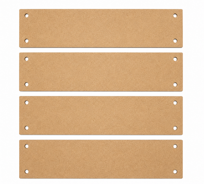 Wooden Hanging Sign Board MDF Cutout Set | Laser Cut Blank Name Plates for DIY Crafts & Home Décor