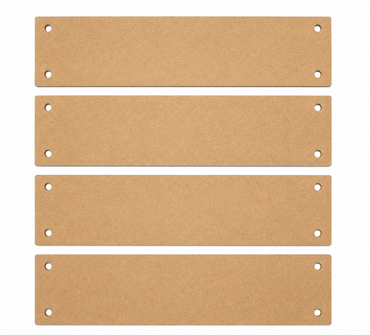 Wooden Hanging Sign Board MDF Cutout Set | Laser Cut Blank Name Plates for DIY Crafts & Home Décor