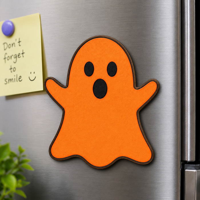 Cute ghost MDF wooden cutout for Halloween crafts, painting, resin art, magnets and DIY decoration projects