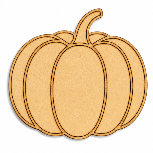 Pumpkin MDF wooden cutout blank for painting, farmhouse décor, Halloween crafts, Thanksgiving decorations and DIY art projects