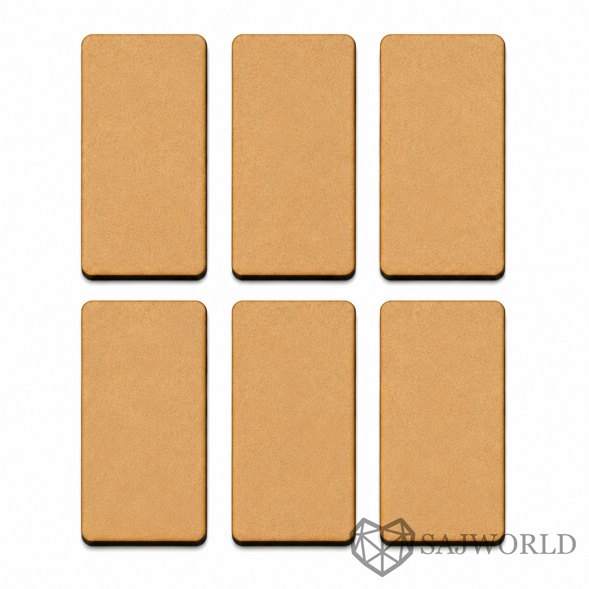 Rectangle MDF Wooden Cutout Base for DIY Painting, Resin Art, Mandala, DOT Mandala & Lippan Art